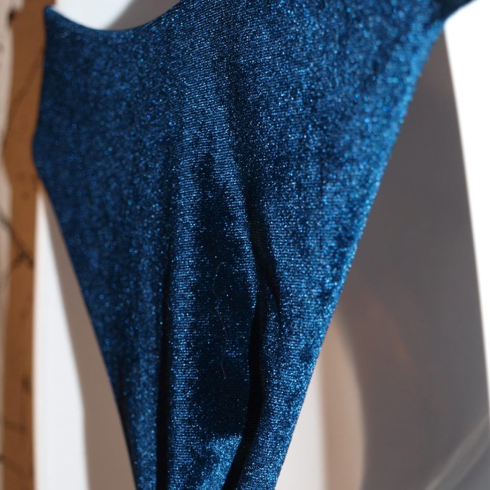 SWIMSUIT NEW Blue Velvet BY ZAFUL FOREVER YOUNG SIZE 6 - Picture 8 of 9